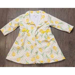 Nanette Baby Girls Yellow Tulip Blazer Jacket Coat 12M Spring Easter